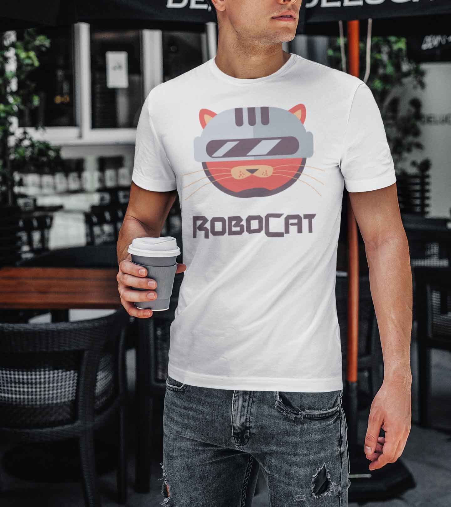 cat t shirt men